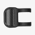 ACP07123 - Tesla Model Y & 3 Door Lock Cover TO320 in Black showing the side