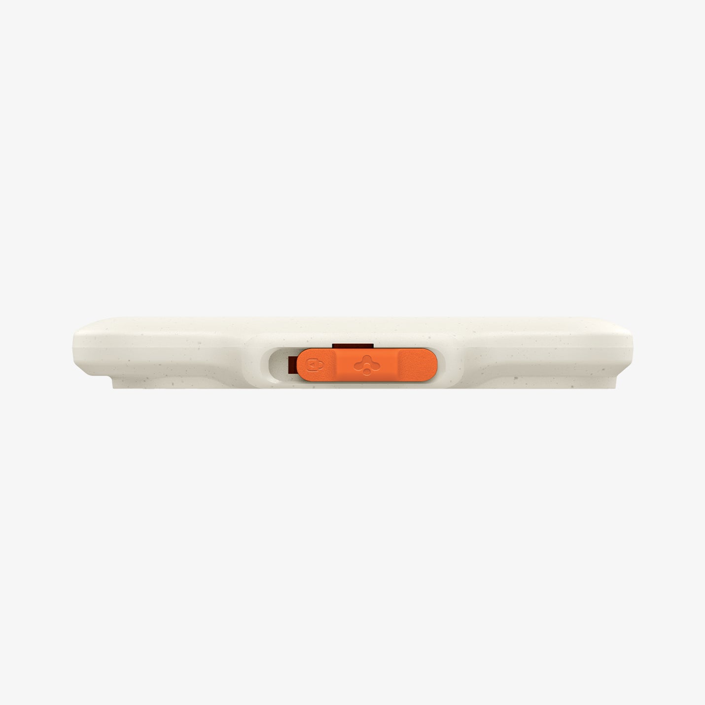 AFA07616 - MagSafe Card Holder Tintap (MagFit) in Dune Beige showing the side