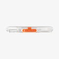 AFA07557 - MagSafe Card Holder Tintap (MagFit) in Frost Clear showing the side