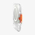 AFA07557 - MagSafe Card Holder Tintap (MagFit) in Frost Clear showing the back and partial side