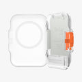 AFA07557 - MagSafe Card Holder Tintap (MagFit) in Frost Clear showing the inner and partial side
