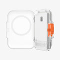 AFA07557 - MagSafe Card Holder Tintap (MagFit) in Frost Clear showing the inner with cards inside