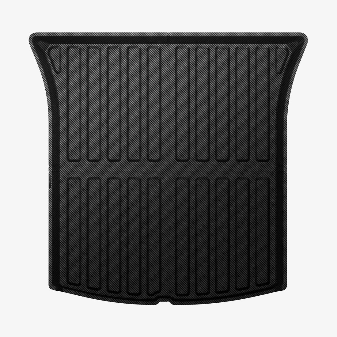 ACP06530 - Tesla Model Y Rear Trunk Mat TL20-Y in Black showing the front