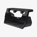 ACP08373 - Tesla Model 3 Highland Under Screen Organizer TO227H in Black showing the top, sides and partial inner