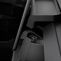 ACP08373 - Tesla Model 3 Highland Under Screen Organizer TO227H in Black showing the side, partial bottom