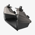 ACP11105 - Tesla Series - Under Screen Organizer | TO227JH showing organizer body open with ribbed silicone pad interior and dual side bracket mounting mechanism