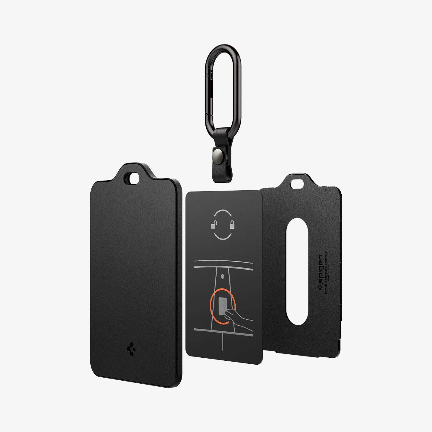 ACP07175 - Tesla Key Card Holder showing the multiple layers of card holder