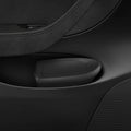 ACP09183 – Tesla Model Y Car Trash Bin in black showing installed inside of car