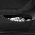 ACP09183 – Tesla Model Y Car Trash Bin in black showing trashes inside of car
