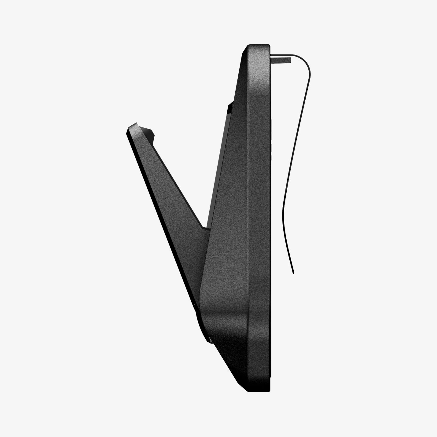 ACP09201 - Tesla Model 3 (2017-2023) Car Seat Hook TO283 in Black showing the side hook open