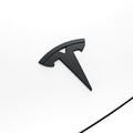 ACP08547 - Tesla Model 3 Highland Front Emblem Logo Cover TO321H in Black showing the front and sides