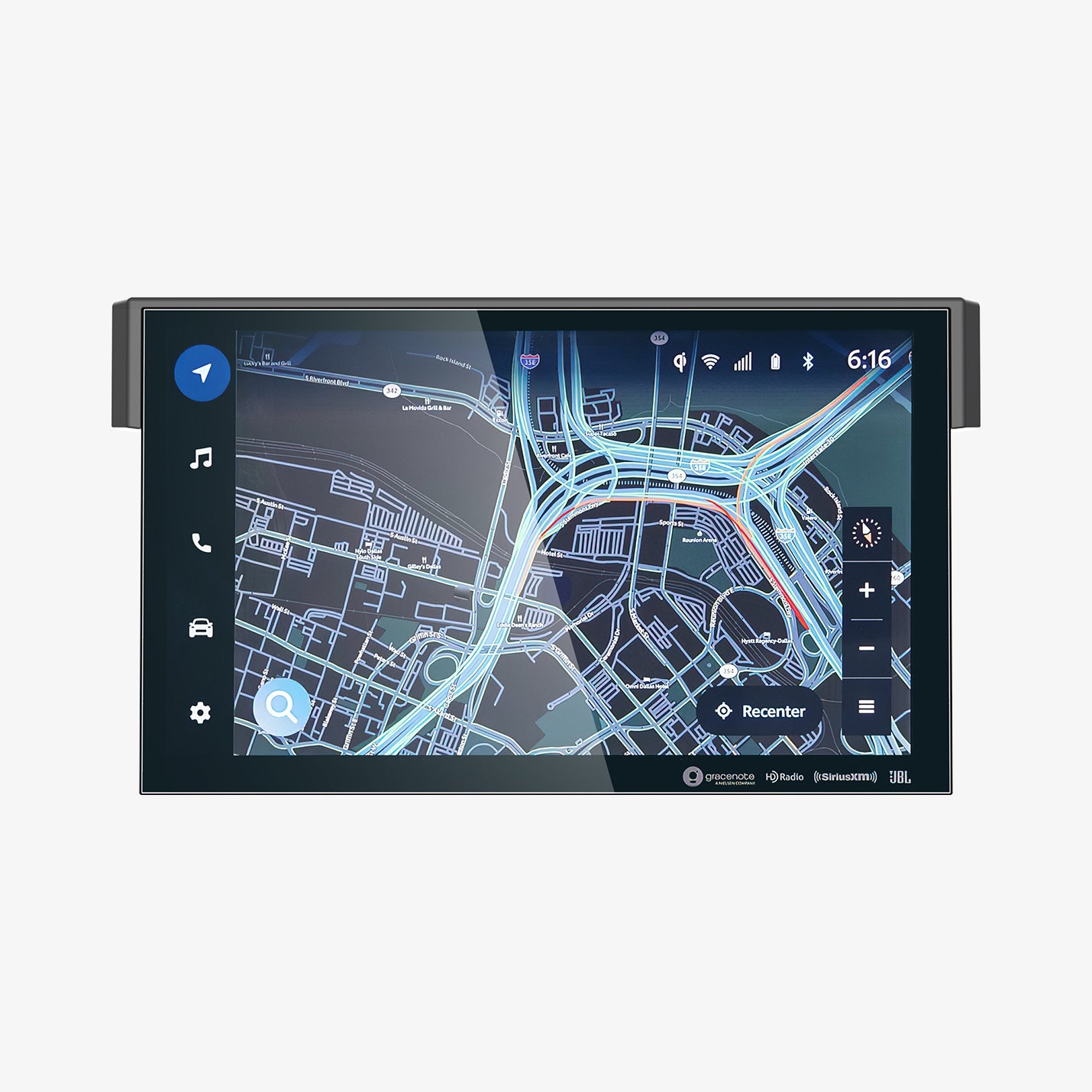 AGL04582 - Toyota Tundra 14-inch Screen Protector GLAS.tR SLIM Anti-Glare in Clear Matte showing the front of a device with a screen protector installed