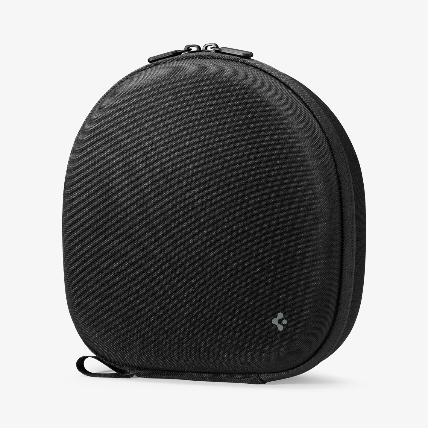 AFA07483 - Universal Headphone Klasden Pouch in Black showing the front and partial side of the case