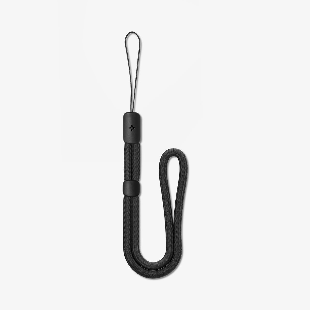 AFA05784 - Universal Wrist Strap (2 Pack) in Dark Black showing the front and partial bend in strap