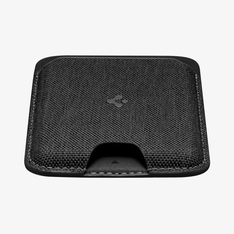 AFA07402 - MagSafe Card Holder Urban Fit (MagFit) in Black showing the front zoomed in