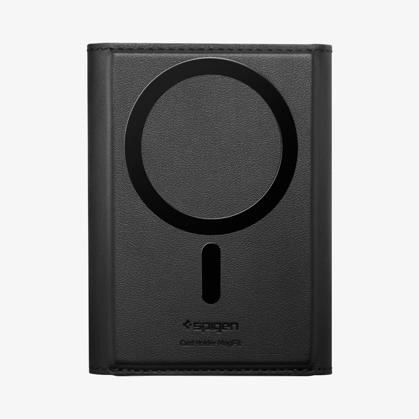 AFA09133 - MagSafe Card Holder Valentinus S (MagFit) in Black showing the back
