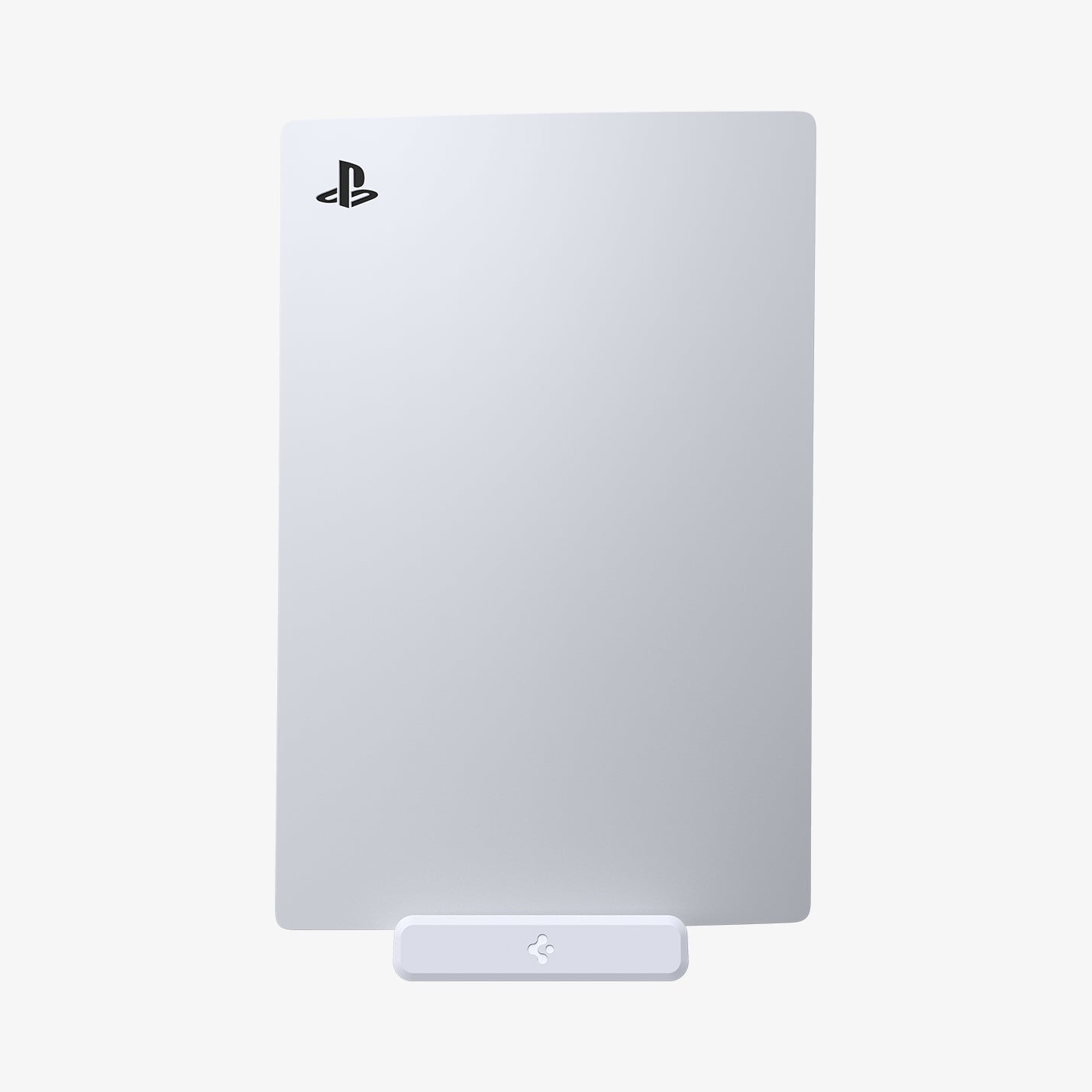 AMP06396 - Playstation 5 Console Mount | VG200 in white showing the front with PS5 attached
