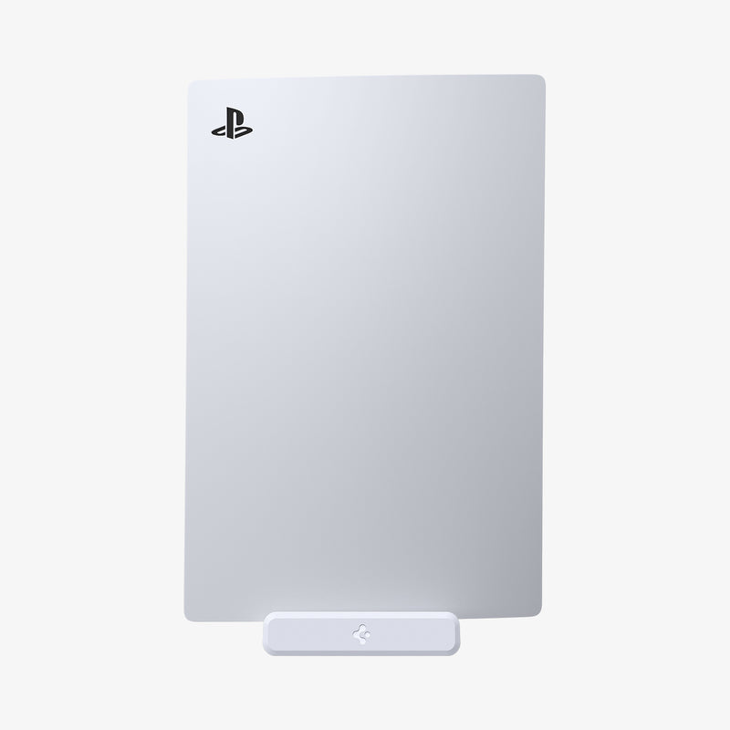 AMP06396 - Playstation 5 Console Mount | VG200 in white showing the front with PS5 attached