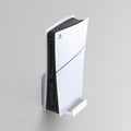 AGP08541 - PlayStation 5 Slim Console Mount VG210 in White showing the front and partial side