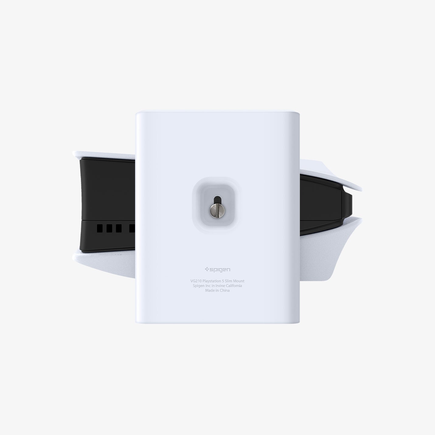 AGP08541 - PlayStation 5 Slim Console Mount VG210 in White showing the bottom