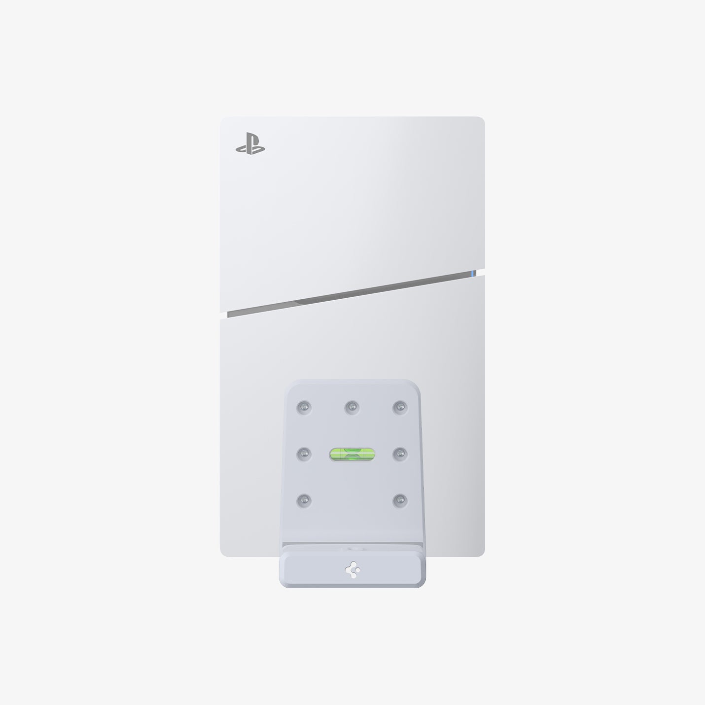 AGP08541 - PlayStation 5 Slim Console Mount VG210 in White showing the back