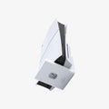 AGP08541 - PlayStation 5 Slim Console Mount VG210 in White showing the partial side and bottom