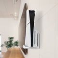 AGP08541 - PlayStation 5 Slim Console Mount VG210 in White showing the partial front and side