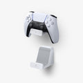 AMP06397 - PlayStation 5 Controller Mount | VG300 in White showing the front and partial side of the mount with and without the controller