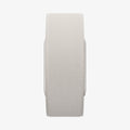 AMP10188 - WHOOP 5.0 fabric band starlight front view highlighting textured woven surface slim profile and minimalist design for all day wear