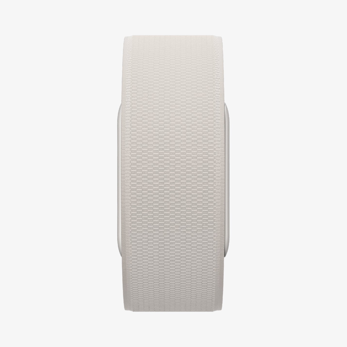 AMP10188 - WHOOP 5.0 fabric band starlight front view highlighting textured woven surface slim profile and minimalist design for all day wear