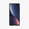 ACS04361 - Xiaomi 12 Pro Rugged Armor Case in Matte Black showing the front