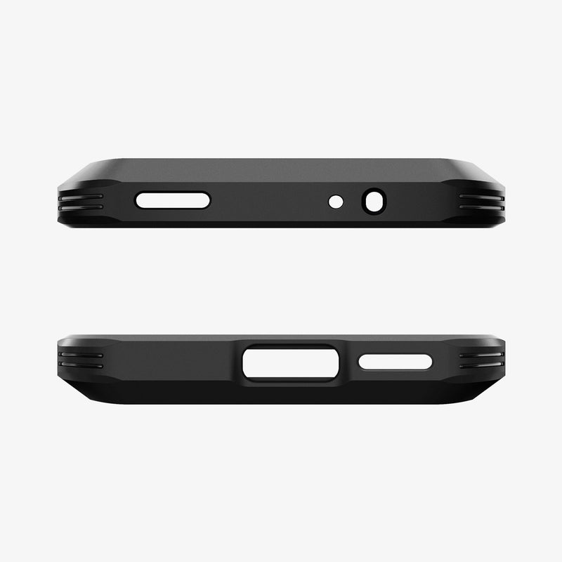 ACS05300 - Xiaomi 12T Pro Tough Armor Case in Black showing the top and bottom