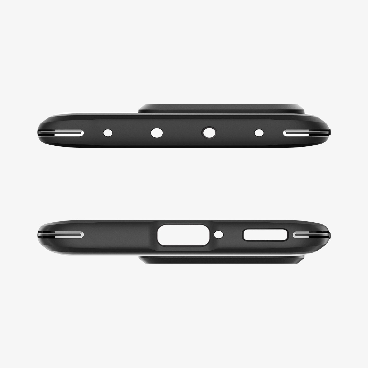 ACS05325 - Xiaomi 13 Pro Rugged Armor Case in Matte Black showing the top and bottom