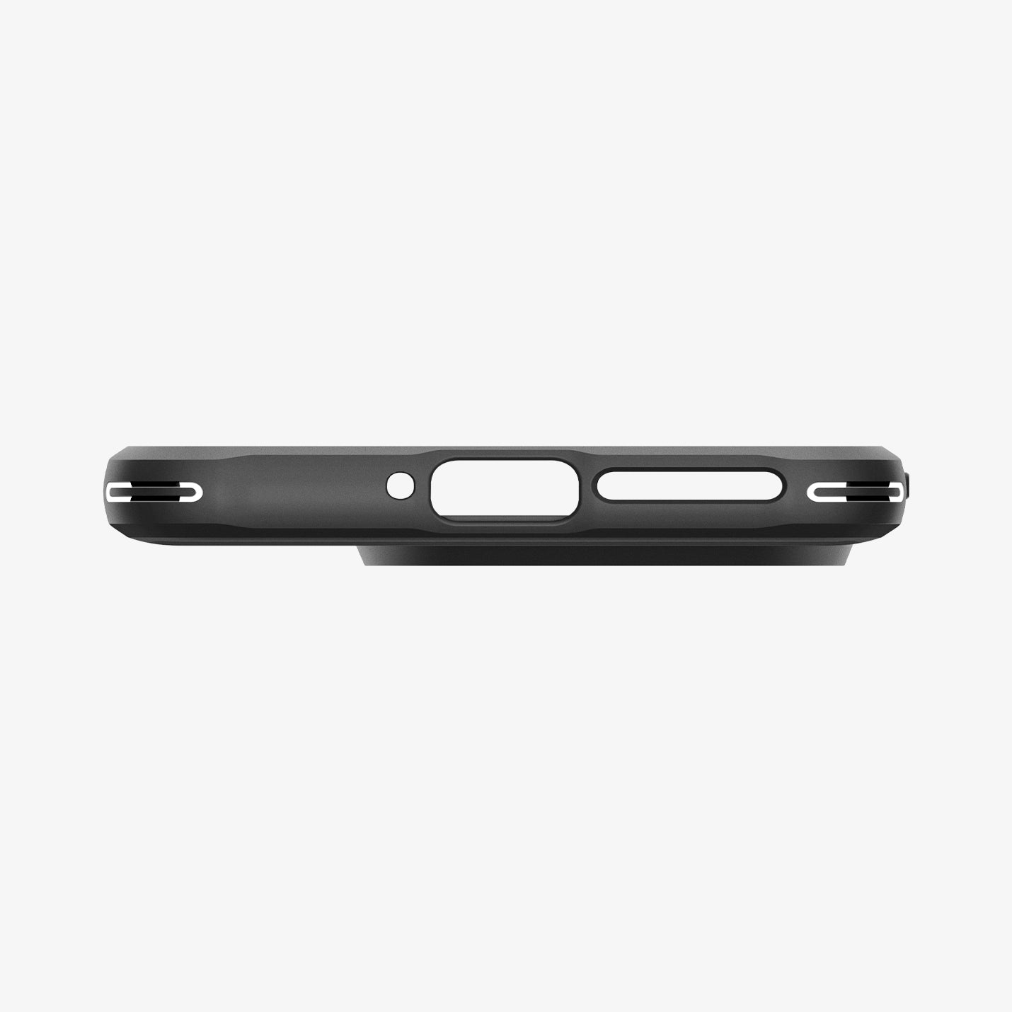 ACS07422 - Xiaomi 14 Case Rugged Armor in Matte Black showing the button
