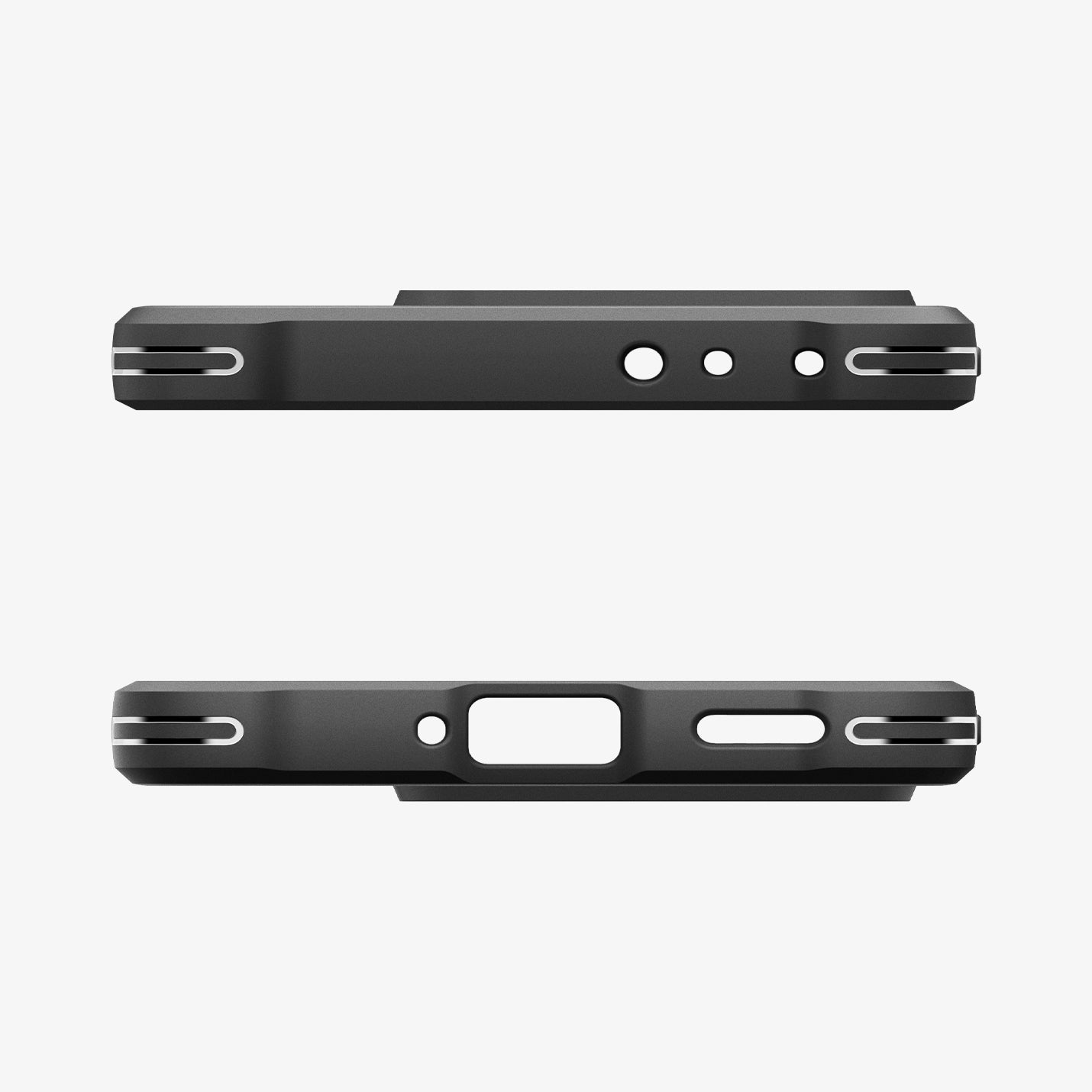 ACS08857 - Xiaomi 14T Case Rugged Armor in Matte Black showing the top and bottom