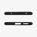 ACS02843 - Xiaomi 11 Lite  Rugged Armor Case in Matte Black showing the top and bottom