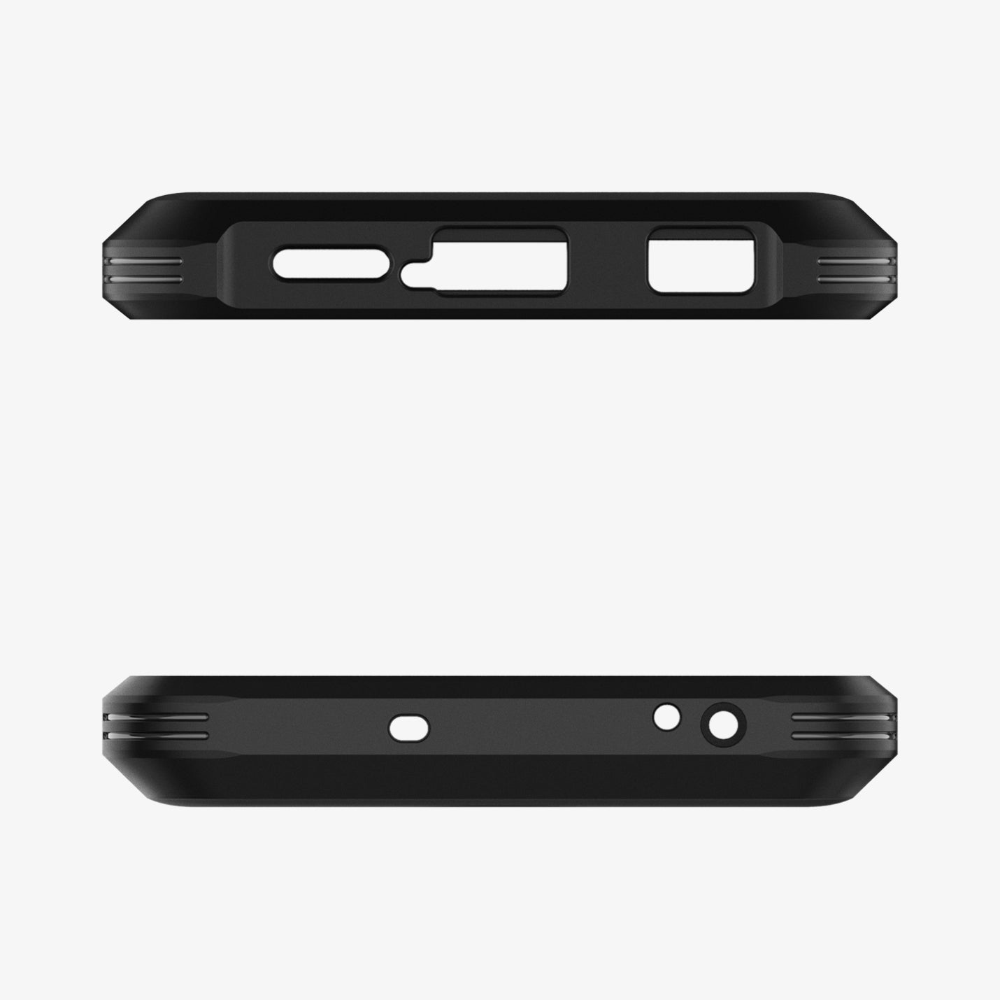 ACS03035 - Xiaomi POCO X3 Pro Tough Armor Case in Metal Slate showing the top and bottom