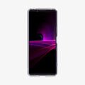 ACS03131 - Sony Xperia 1 III Case Ultra Hybrid in crystal clear showing the front