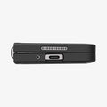 ACS05108 - Galaxy Z Fold 4 Series Slim Armor Slot Case in Black showing the bottom of folded case
