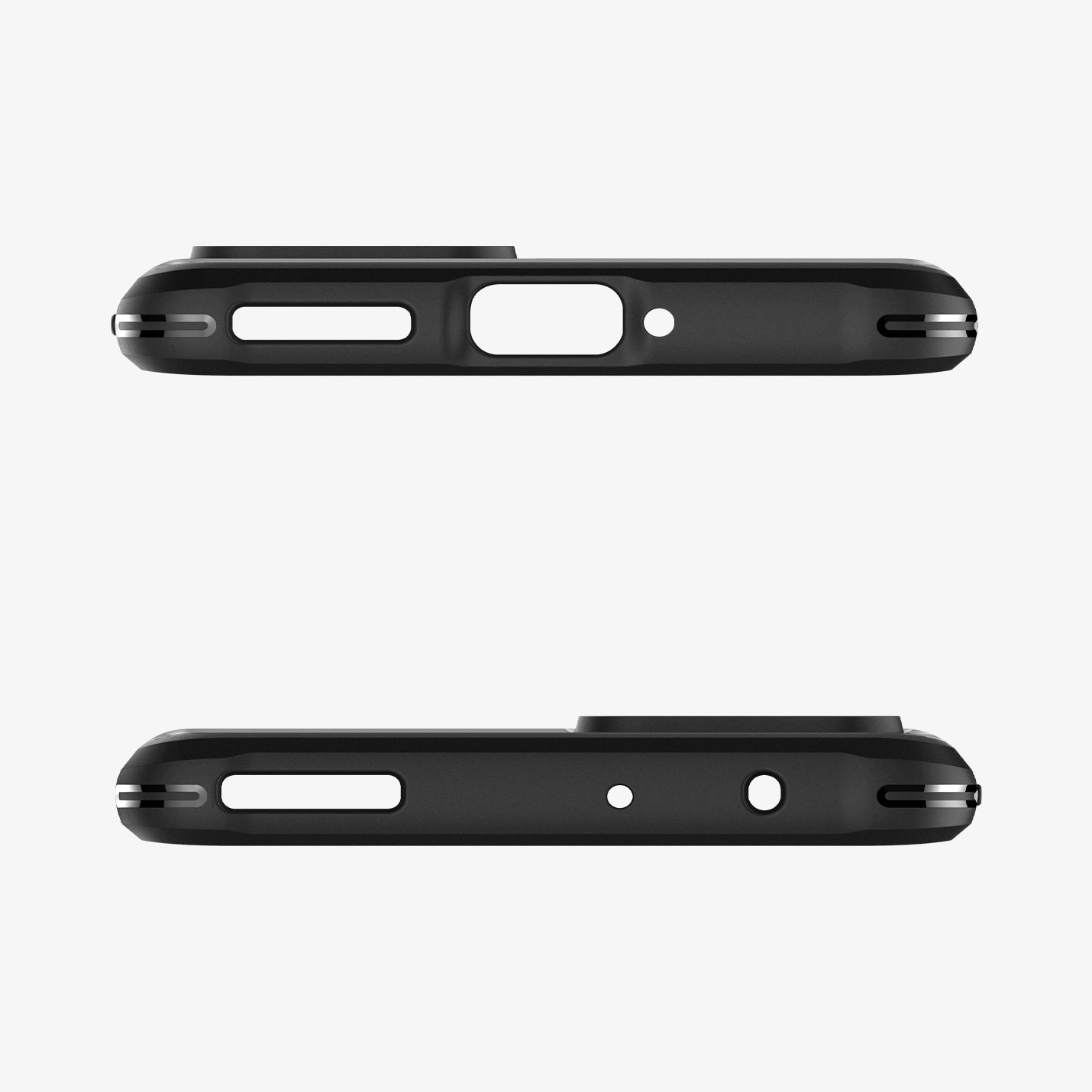 ACS05299 - Xiaomi 12T Pro Rugged Armor Case in Matte Black showing the top and bottom