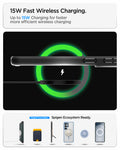 ACS11396 - Galaxy S26 Case Thin Fit (Mag Fit) Showing the 15W fast wireless charging. Up to 15W charging for faster more efficient wireless charging.