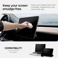 ACP10510 - CC90 Car Screen Cleaner in white showing keep your screen smudge free. keep your display free from smudges, fingerprints, and dust everyday. Compatibility. can be used for any screen