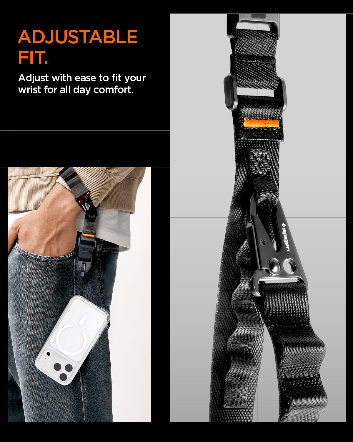 AFA10615 - The Wrist Lanyard | DA30S lanyard showing the adjustable fit