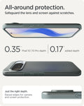ACS09724 - Pixel 10 Pro XL Thin Fit (MagFit) in Sage Green showing all around protection. safeguard the lens and screen against scratches.