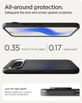 ACS09699 - Pixel 10, Pixel 10 Pro Thin Fit (MagFit) in black showing all around protection. safeguard the lens and screen against scratches.