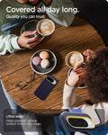 ACS09711 - Pixel 10 Pixel 10 Pro Case Nano Pop (MagFit) in blueberry navy showing the lifted edge. Helps prevent surface scratch from daily usage. Covered all day long. Quality you can trust.