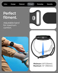 AMP09486 - Pixel Watch 5 (41mm) Nano Pop Black Sesame showing the perfect fitment. Adjustable band for maximum comfort.