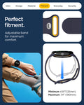 AMP09485 - Pixel Watch 5 (41mm) Nano Pop Blueberry Navy showing the perfect fitment. Adjustable band for maximum comfort.