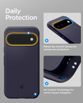 ACS11444 - Pixel 11 Nano Pop (Mag Fit) Blueberry Navy close up highlighting the raised camera surround and Air Cushion Technology around the corners.