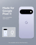 ACS11441 - Pixel 11 Ultra Hybrid (Mag Fit) Clear White made for Google Pixel certified case with a built in MagFit ring and precise fit.